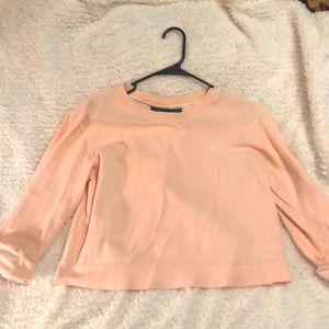 Pink crop shirt